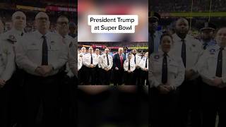 President Trump at Super Bowl