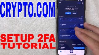 🔴 How To Setup 2FA 2 Factor Authentication On Crypto.com 🔴