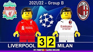 Liverpool vs Milan 3-2 • Champions League 2021/22 • All Goals & Extеndеd Hіghlіghts Lego Football