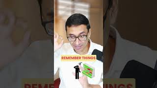 Why you can't remember things