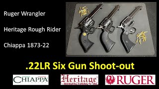 Ruger Wrangler - Heritage Rough Rider - Chiappa 1873 Comparison