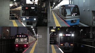 京成押上線 京成立石駅 下り仮ホームにて 11月30日