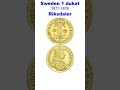 Sweden 1Dukat ||1662||Riksdaler Riksmynt (1719 - 1798) ||Gold || #shortvideo #new #trending