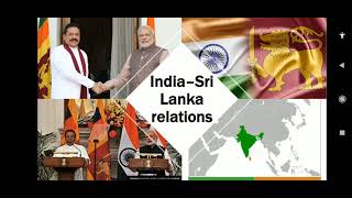 India - SriLanka Relations  | International Relations - UPSC CSE GS PAPER 2 | Bhanu Sharma Sir