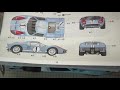 【カーモデル】モンモデル 1 12 フォード gt40 part.5 デカール貼り【プラモデル】