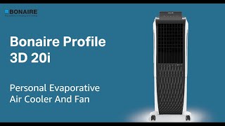 Bonaire Profile 3D 20i Portable Evaporative Air Cooler   20L