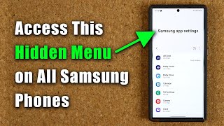 Access This Hidden Menu on All Samsung Galaxy Smartphones (S23 Ultra, S22 Ultra, etc)