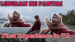 LIBURAN KE PANTAI. Hampir ke seret ombak 🌊 🌊