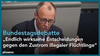 Friedrich Merz zur Regierungserklärung von Olaf Scholz zu innenpolitischen Themen am 29.01.25