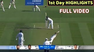 India Vs New Zealand 2nd Test 1st Day Full Match Highlights..