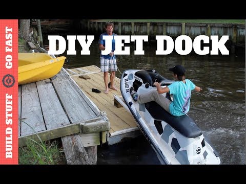 Building a Jet Ski Dock Building a Jet Ski Dock