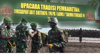 Tradisi Pembaretan Diktukpa dan Taruna Akmil di Pantai Teluk Penyu Cilacap