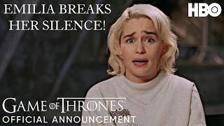 Official Announcement: Emilia Clarke Says She's Absolutely Livid About Game of Thrones Final Season
