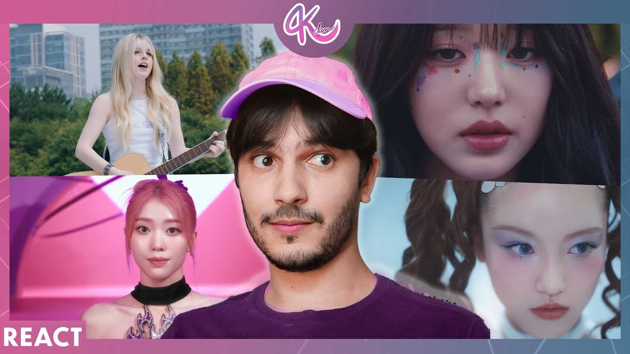 REACT DE GIRLGROUPS: REAGINDO A IVE, KEP1ER, XG E V.CHA - YouTube