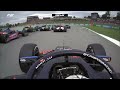 pepe marti onboard start f2 spanish gp 2024 feature race