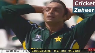 Shoaib Akhtar vs Mathew Hayden | Fastest spell vs Australia World Cup 2003