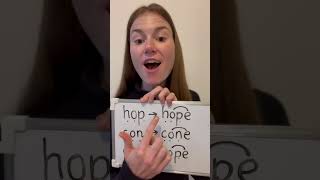 Split digraph o-e. Phonics practice for kids #phonicsskills #scienceofreading #teachingreading