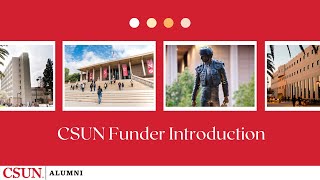 CSUN Funder Tutorial