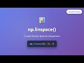 NumPy linspace() Tutorial: Create Evenly Spaced Arrays | Python for Beginners