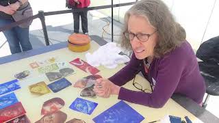 Flat Glass Demonstration with artist Judith Schaechter