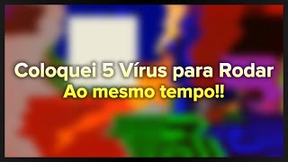 Batalha de Vírus #1: Coloquei 5 Vírus para Rodar ao Mesmo Tempo !!