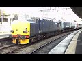 double class 37 sets small train variety newport south wales 07 01 25