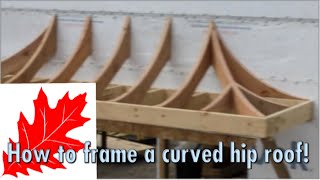 How to frame a hip roof with sweep eaves