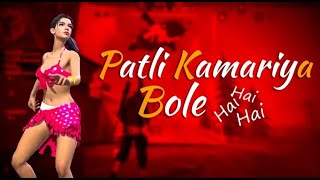 Patli Kamariya 💃 Bole Hai Hai Tik Tok Remix | Free Fire Beat Sync Montage By💃💃💃💃