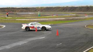 2011年JAF九州ジムカーナ Rd.7 SA2クラス 豊武選手\u0026鶴田選手 1本目