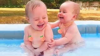 Funny Baby Twin Battles Moments - Try Not To Laugh Challenge | BABY BROS