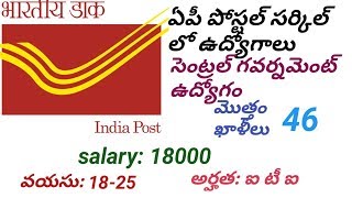 ఏపీ పోస్టల్ సర్కిల్ లో ఉద్యోగాలు / Jobs in the AP Postal Circle