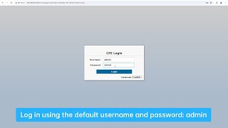 How to Log In to the UeeVii CPE450 Wireless Bridge