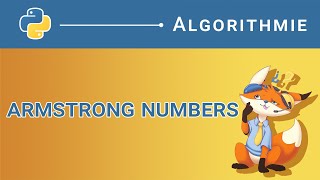 [Algorithme] - 110. Armstrong Numbers [Python]