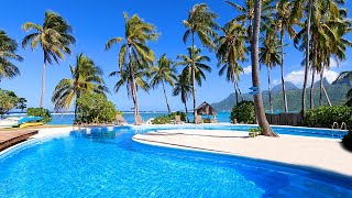 Tropical Bliss: Hidden Pool with a Beautiful Mountain View
