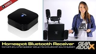 HomeSpot Bluetooth Audio Receiver for Home Speakers \u0026 Sound Systems