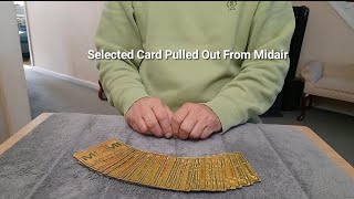 F21 Magic Trick 2979 - Selected Card Pulled Out From Midair #shorts #magic