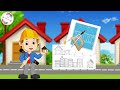 تعليم المهن للطفل(#مهنة المهندس 🏠)