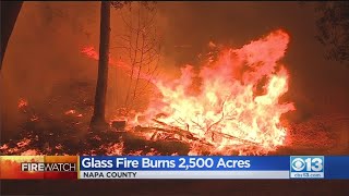 Neighbors Evacuate As Glass Fire Burns Through Parts Of Napa County