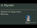 SQLite for Beginners: Database Backups