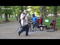 坐马车骑在纽约曼哈顿中央公园 manhattan central park new york uncleben 昂口笨 vlog11