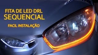 Instalando Fita de LED DRL c/ Seta Sequencial no Grand Siena Parece complicado mas NÃO é! #Episódio1