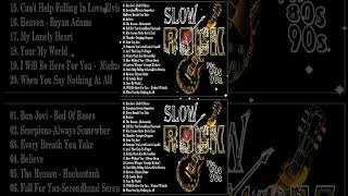 Slow Rock Ballads 70s, 80s, 90s - Scorpions, Aerosmith, Bon Jovi, U2, Ledzeppelin....V25