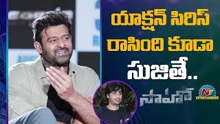 Prabhas about Saaho Movie Real Action Scene Making | Sujeeth | Kenny Bates | NTV ENT