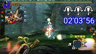 【MHXX】 G級キリン vs 徹甲拡散ライト×3 【02'03\