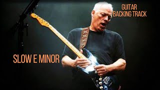 Pink Floyd / David Gilmour style Rock Ballad Backing Track In Em