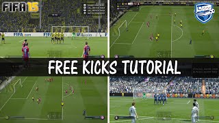 FIFA 15 FREE KICK TUTORIAL TRICK / How To Score Everytime Glitch / Best FIFA GUIDE