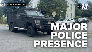 Police respond to serve warrant during investigation