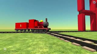 James the red engine | You spin me Right Round (meme)