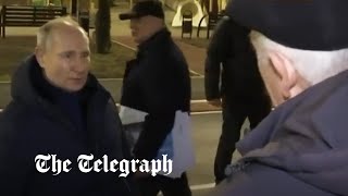 Vladimir Putin visits Russian-occupied Mariupol in Ukraine