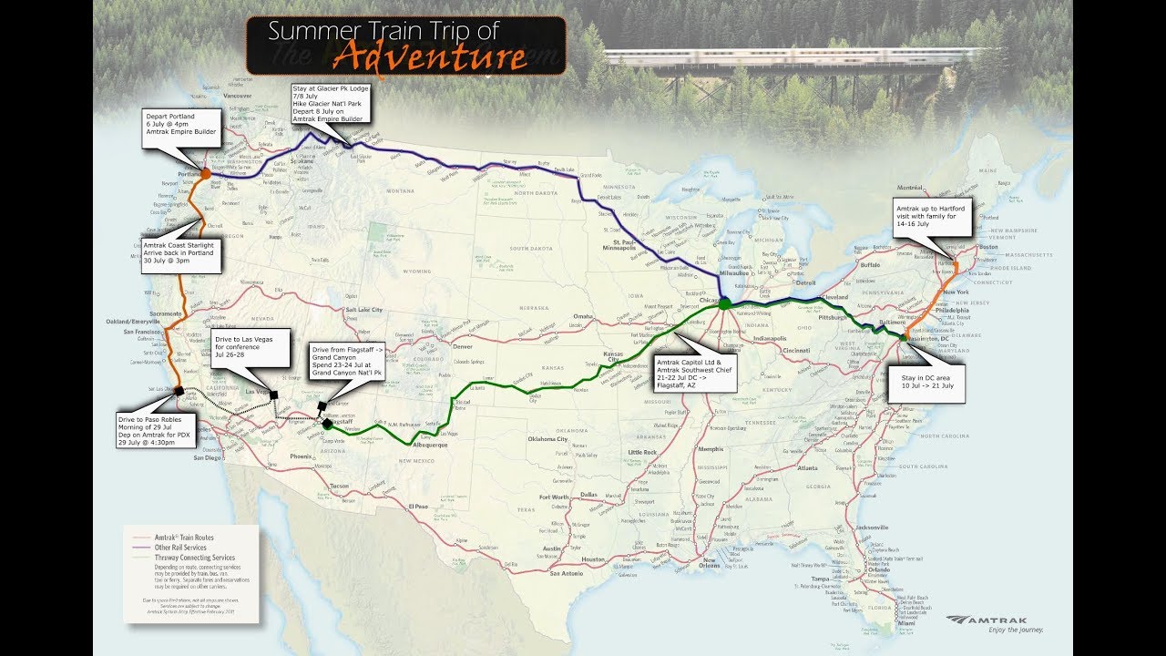 Amtrak Southwest Chief Route Map - Maps For You